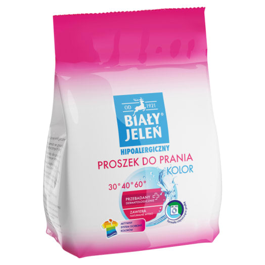 BIAŁY JELEŃ Hipoalergiczny proszek do prania kolorowego