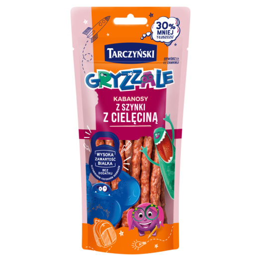 TARCZYŃSKI Gryzzale kabanoski z szynki bezglutenowe