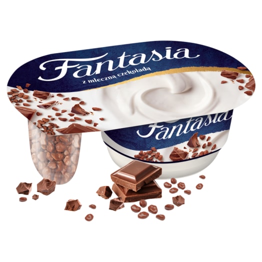 FANTASIA Jogurt kremowy z kawałkami czekolady mlecznej