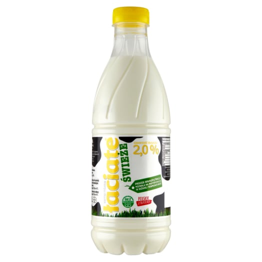 ŁACIATE Mleko 2% w butelce (świeże)