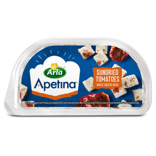 APETINA Ser typu śródziemnomorskiego z suszonymi pomidorami w oleju (kostki)