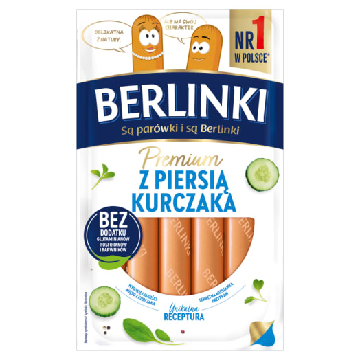 MORLINY Berlinki Parówki z kurcząt
