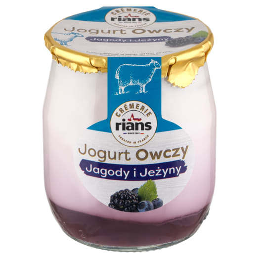 RIANS Jogurt owczy jagoda, jeżyna