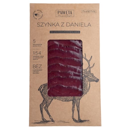 PAWĘTA Szynka z daniela dojrzewająca
