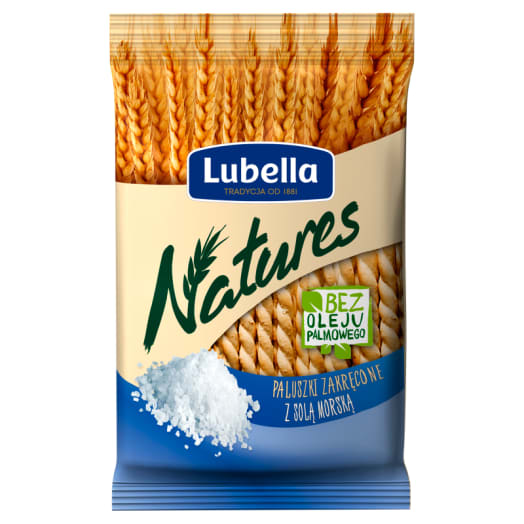 LUBELLA Natures Paluszki zakręcone z solą morską