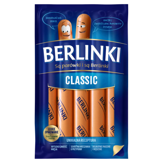 MORLINY Berlinki Parówki wieprzowe