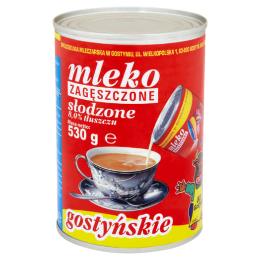 SM GOSTYŃ Mleko zagęszczone słodzone w puszce