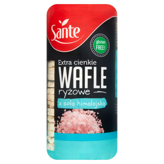 SANTE Wafle ryżowe z solą himalajską (bezglutenowe)