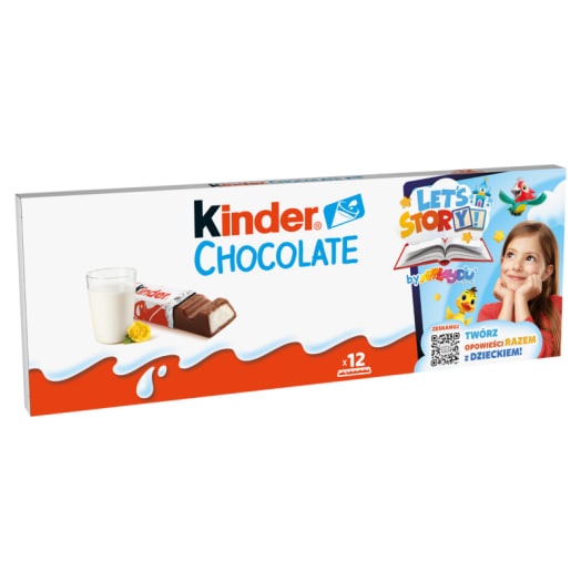 KINDER Chocolate Batoniki z mlecznej czekolady z nadzieniem mlecznym